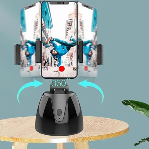 Generico Every Selfie Stick Base Support Smartphone avec Rotation motorisée Automatique 360° Suivi Visage Suivi et Suivi des Objects