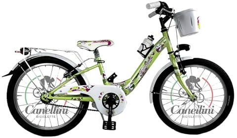 BICICLETTE CANELLINI VENERE 20 Baby BUNNY flickcykel – hjul 50,8 cm (20 tum) (grön)