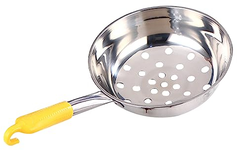 Cabilock Cuchara Ranurada De Acero Inoxidable 22 Cm Mango Ergonómico Colador De Alimentos Para Pasta Mariscos Verduras Utensilios De Cocina Hogar Profesional