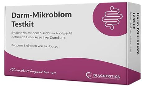 1x Darm-Mikrobiom Testkit | Umfassende DNA Analyse deines Darm-Mikrobioms | Ausführlicher Ergebnisbericht mit individuellen Empfehlungen