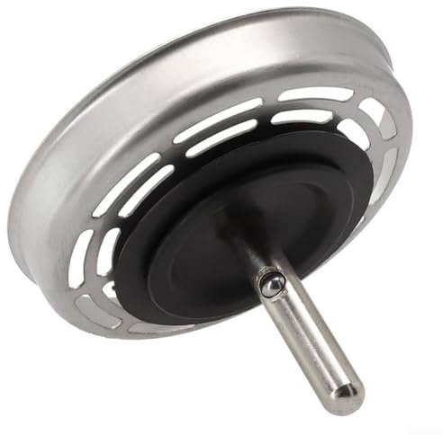 Kitchen Sink Strainer Waste Replacement Parts, Diameter 80mm, Stainless Steel Basin Drain Filter Assembly
