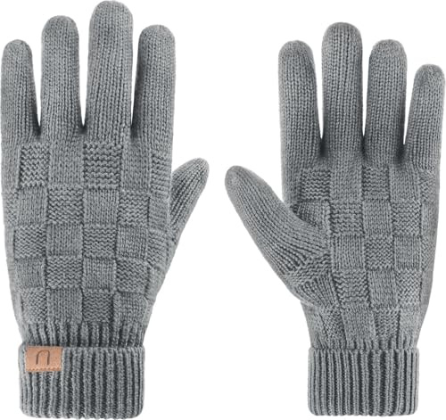 normani Merino Winterhandschuhe Thermohandschuhe Warme Strickhandschuhe mit Fleecefutter für Herren und Damen One Size