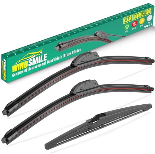 26 16 11 Windshield Wiper Blades Replacement for Hyundai Tucson 2022 2023 2024 (Not Suitable for Hybrid) Premium All Weather Front Rear Wipers Set - OEM Quality (Pack of 3)
