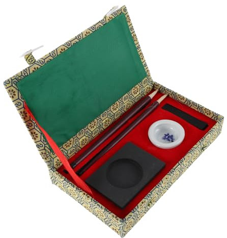 STOBOK 1 Set „Vier Schätze Des Studentenstudiums“ Chinesische Tusche Chinesischer Kalligrafiepinsel Schreibpinsel Kalligrafie Sets Für Anfänger Sumi Pinsel Kalligrafie Schreiben