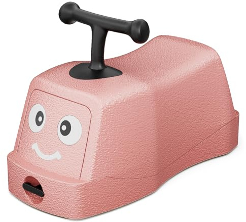 KORIMEFA Auto antiscivolo 4 in 1, Baby Walker con ruote silenziose a 360°, aiuto per primi passi con funzione di conservazione, passeggino per bambini dai 6 mesi in su (rosa)