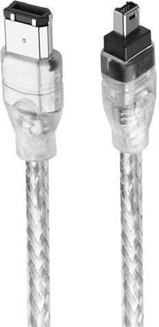 Zkydhbd 4 Pin al cavo del convertitore di Pin IEEE1394 di 6 con velocità di trasferimento 400Mbps per le macchine fotografiche ed il cavo di estensione del PC