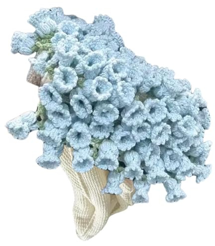 Sweeaau Juego de manta de flores de ganchillo hecha a mano, suministros para tejer con tutorial en video paso a paso para principiantes y adultos, manta de ganchillo con flores de rosas