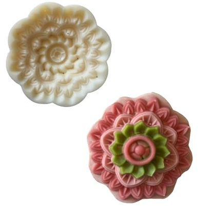 Stampo per dolci a forma di fiore, per feste di metà autunno, stampo per dolci a forma di fiore, stampo per dolci a forma di luna