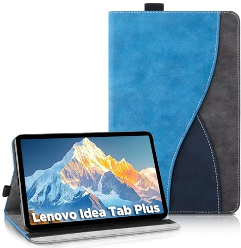 AsWant Hülle für Lenovo Idea Tab Plus 12.1 Zoll 2025 Tablet - Ultradünne Tablette mit Portemonnaie und Standfunktion Schutzhülle Kompatibel mit Lenovo Idea Tab Plus Hülle (Blau)