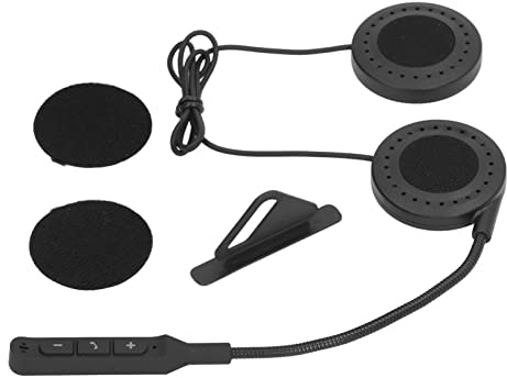RiToEasysports Auriculares Bluetooth para Casco de Motocicleta, Auriculares para Casco Bluetooth 5.0 con Resistencia Al Agua IPX7, Reducción de Ruido, Llamadas HD y Control de Música, Alcance de 10