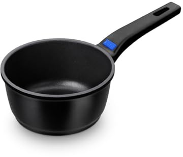 MONIX Solid+ | Cazo 16 cm, aluminio fundido, antiadherente | Apta para todo tipo de cocinas incluida inducción