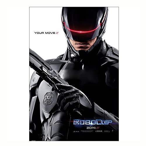 Close Up RoboCop 2014 Poster Teaser (61cm x 91,5cm) + 2 St. schwarze Posterleisten mit Aufhängung
