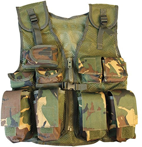 Kombat UK Kids Kids Army Assault Vest - DPM Camo, One Size fits all