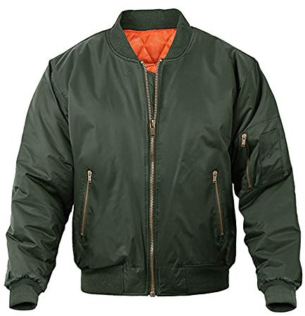 MAGNIVIT Men's Bomber Jacket Active Casual Fall Winter Coats Outwear