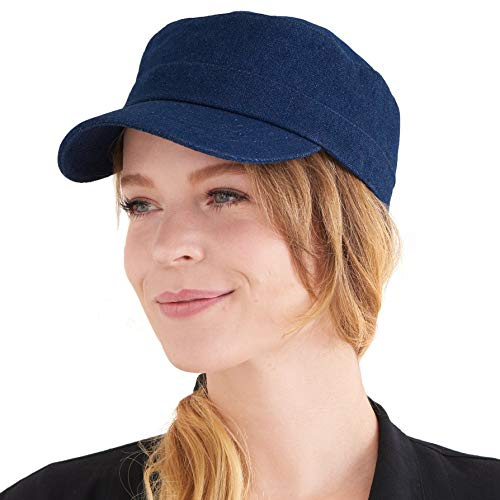 CHARM Herren Baumwolle Military Army Cap - Damen Sommer Basecap Winter Hat Mütze