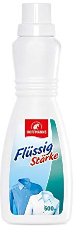 Hoffmanns Vätskestyrka – tvätttjocklek för släta kläder, naturlig stadga och anti-rynkning – stärkelsegrad 2 – 1 x 500 ml