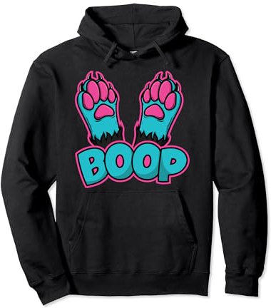 Furry Fursona Fandom Toe Bohnen Füße Boop Pullover Hoodie