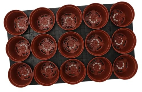 Sosoport Supporto Per Vasi Da 15 Fori Per Orchidee Vasi Per Piante Da Vivaio Design Robusto E Traspirante Per Casa E Giardino