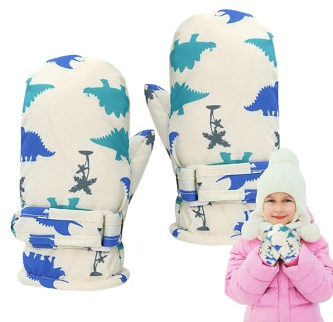 Mitones para Esquí en Invierno con Nieve Secado Rápido Cálido Y Cómodo para