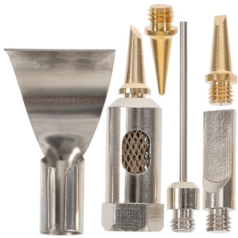 Kisangel Set 6 Punte Per Saldatore a Butano Kit Di Ricambi Per Punta Di Saldatura a Gas Accessori Di Saldatura a Temperatura Costante