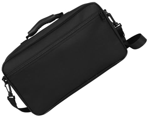 Oboen Schultertasche aus Oxfordstoff in Schwarz | Großes Fassungsvermögen, Praktische Handtasche für Zuhause und Unterwegs, Schützt Instrumentzubehör