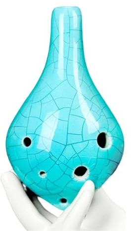 Ocarina Bianca Ocarina A 6 Fori Per Adulti Principiante Livello Base Strumento Contralto In Do AC(3)