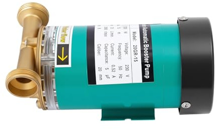 Pompa automatica di aumento della pressione da 120 W, impianto idraulico domestico con autoaspirazione, portata 25 l/min, altezza di erogazione 15 m, pressione dell'acqua 1,5 bar, pompa dell'acqua