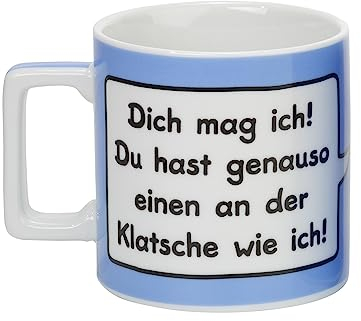 Sheepworld Wortheld Tasse 42256, Dich mag ich, Kaffee-Tasse aus Porzellan