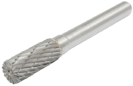 sourcingmap Double Cut Cylindrical Tungsten Carbide Rotary File Cutter, 8mm x 20mm