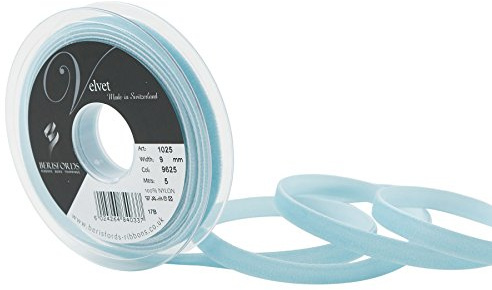 Berisfords Velvet Ribbon, Hortensia, 10.2 x 1.5 x 10.2 cm