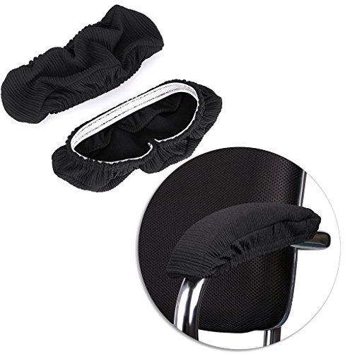 Y8HM Bürostuhl-Armlehnenschoner, 1 Paar Polyester-Stoff, dehnbar, Schreibtischstuhl/Drehstuhl-Armlehnenschoner, waschbar