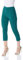 Roman Originals Cropped Trousers for Women UK Ladies Capri Leggings Summer Pants Short Crop Stretch 3/4 Length Three Quarter Pedal Pusher Clothes Elasticated Bengaline Cut Off - Jade Green - Size 10