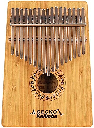 ZHANGZONG daumenklavier Kalimba Instrument Keys Portable kalimbas 17 Tasten Kalimba Solid Daumenklavier Natürliches Akazienholz Tragbares Fingerklavier mit 7 Geschenkzubehör(Color:Nan Zhu;Size:FR