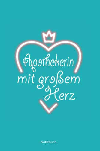 Geschenk für die Beste Apothekerin: A5 Notizbuch als Geschenk für eine Apothekerin - A5 /punktiert - | Apothekerin Geschenke zum Geburtstag|Geburtstagsgeschenk Kollegin