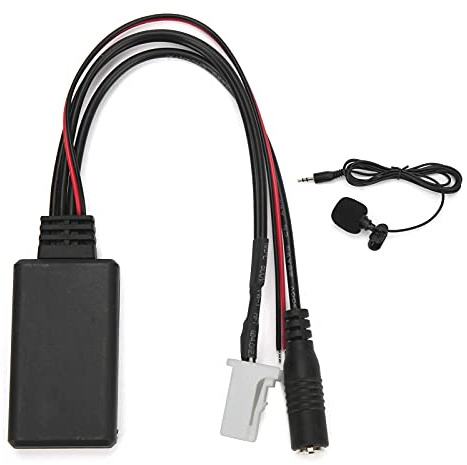Bluetooth-kabel för bil, Bluetooth Audio AUX-ingångsadapter Mikrofon Handsfree-kablar passar för Suzuki Swift/Vitra/Jimni