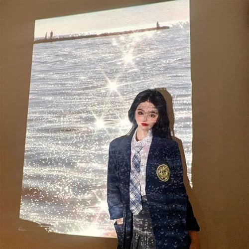 Cloud Beach Scenery Projector Lamp Lovely LED Atmosphere Light for Wedding Birthday Theme Party Decor Mini Projector Lamp-Style 12