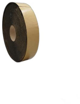 Esterilla de protección para edificios de goma, granulado de goma, almohadilla de goma, soporte para terraza, rollo de 10 m, grosor de 3 mm (goma autoadhesiva, 10 x 4 x 3 mm)