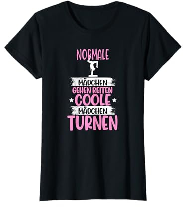 Kunstturnen Damen Gymnastik Mädchen Turnen Handstand T-Shirt