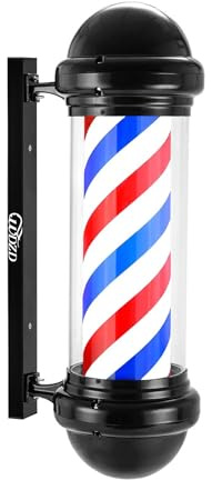 WDZD 73 cm Rojo Poste Barbero Barber Pole