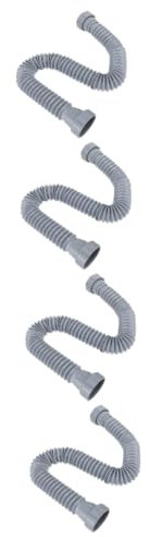 Gadpiparty 4pièces Tuyau De Vidange Flexible Rétractable Pour Évier De Cuisine Avec Anneaux Étanchéité Pratique Pour Évacuation Eau Sans Fuite