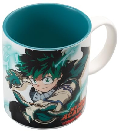 Grupo Erik - Mug My Hero Academia 350ml | Tasse en Céramique Sous Licence Officielle | Mug Café & Thé, Idée Cadeau Geek, Anniversaire ou Noël