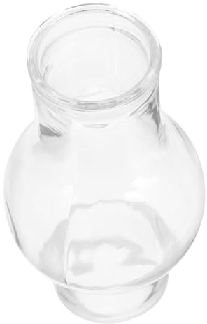 Klarglaskamin aus Glas für Vintage Öllampen, Windfest