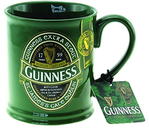 Tazza Guinness Beer Boccale Ceramica verde *03433 gadget idea regalo birra