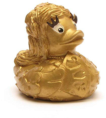 DUCKSHOP I Quietanka Sissi – guld I badkaranka I L: 7,5 cm