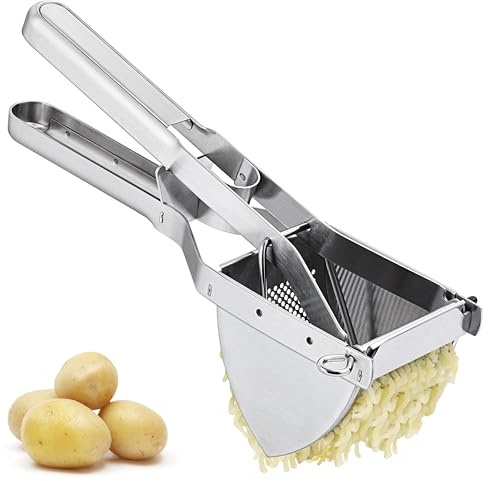 MyLifeUNIT Potato Ricer, Stainless Steel Potato Masher & Squeezer, Extra Large Capacity Ricer for Mashed Potatoes, Ergonomic Comfort Grip