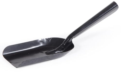 VERDELOOK Paletta in Metallo Verniciato per Raccolta Cenere Camino, 12x40 cm