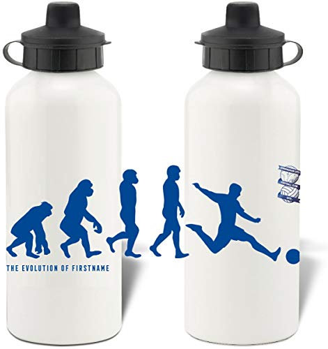 Gourde de Sport personnalisée en Aluminium Birmingham City Player Evolution, Blanc