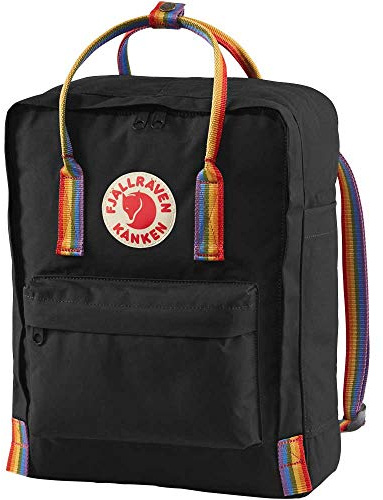Fjällräven unisex vuxen kanin carry-On bagage, Black-Rainbow mönster, en storlek