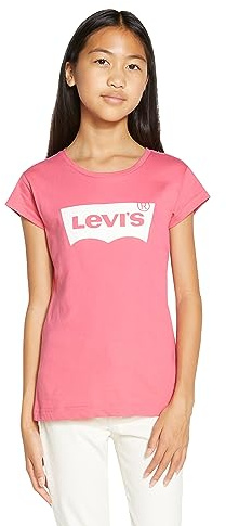Levi's Lvg ss batwing tee Niñas Rosa (Tea Tree Pink) 2 años