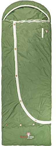 Grüezi-Bag Biopod DownWool Nature Comfort Schlafsack grün
